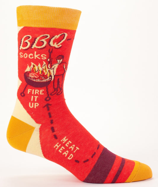 BBQ Men's Crew Socks