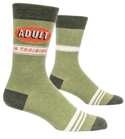 Adult in Training Men's Crew Socks