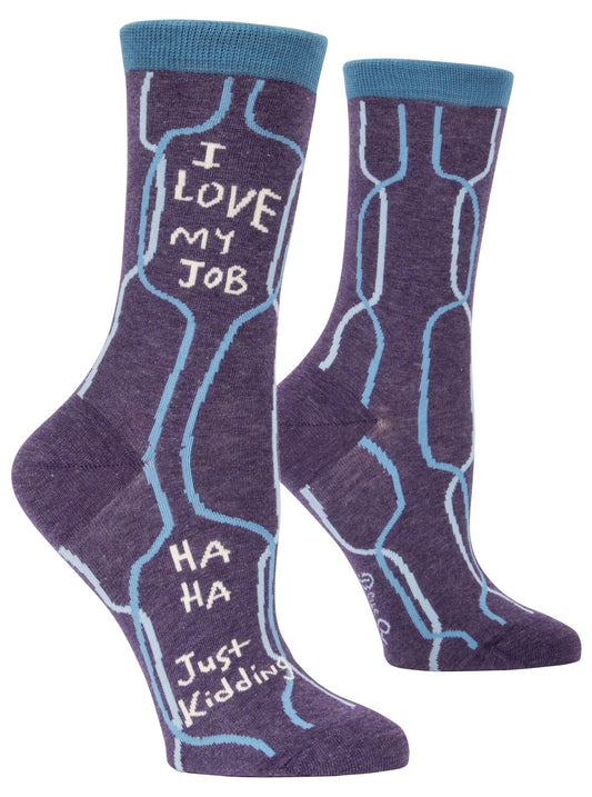 I Love My Job Women's Crew Socks