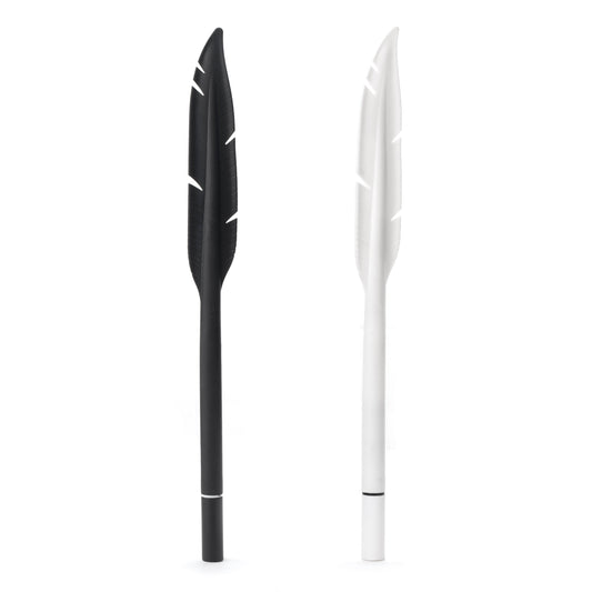 Feather Pen - Black/White