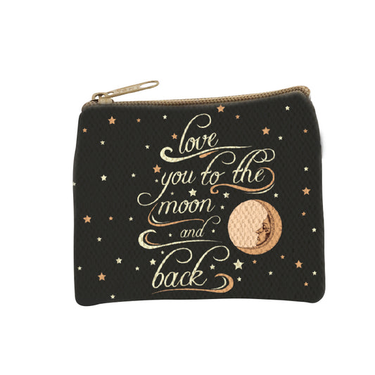 Love You To The Moon And Back Coin Purse