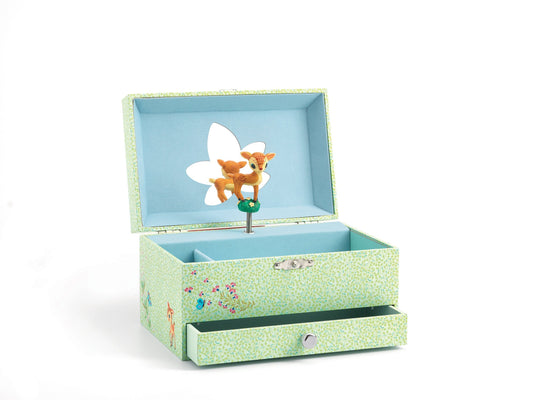 The Fawn's Song Musical Treasure/Jewelry Box