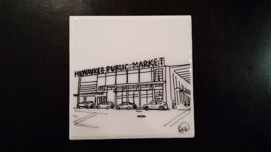 Milwaukee Public Market Coaster