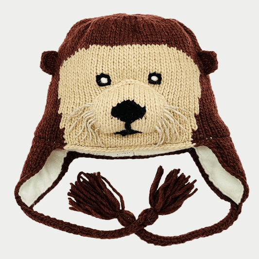 Sea Otter Youth Size Knit Hat