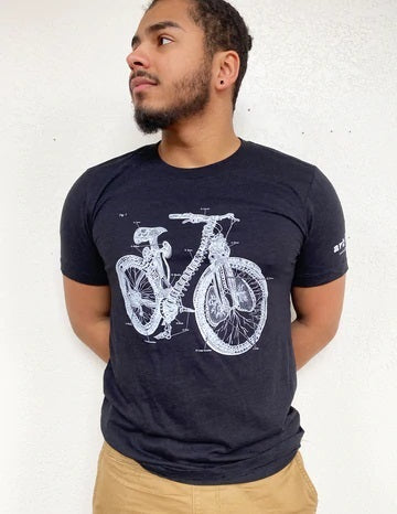 Anatomical Bicycle Unisex T-shirt