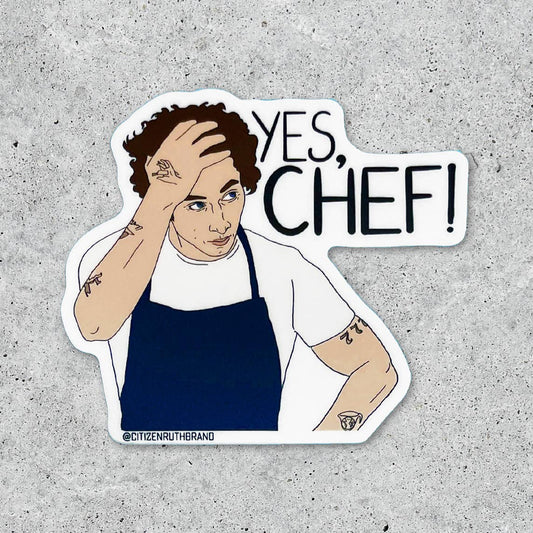 The Bear "Yes Chef" Sticker