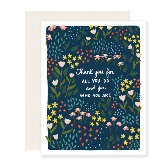 Who You Are Thank You Card