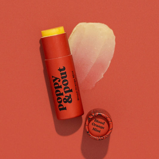Blood Orange Mint Poppy & Pout Lip Balm