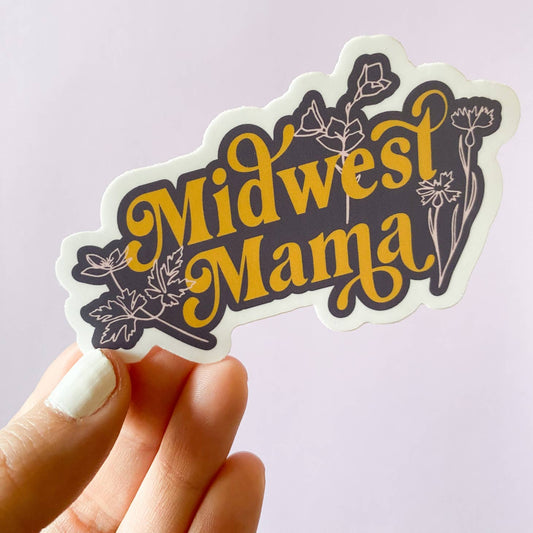Midwest Mama Floral Sticker