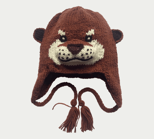 River Otter Youth Size Knit Hat